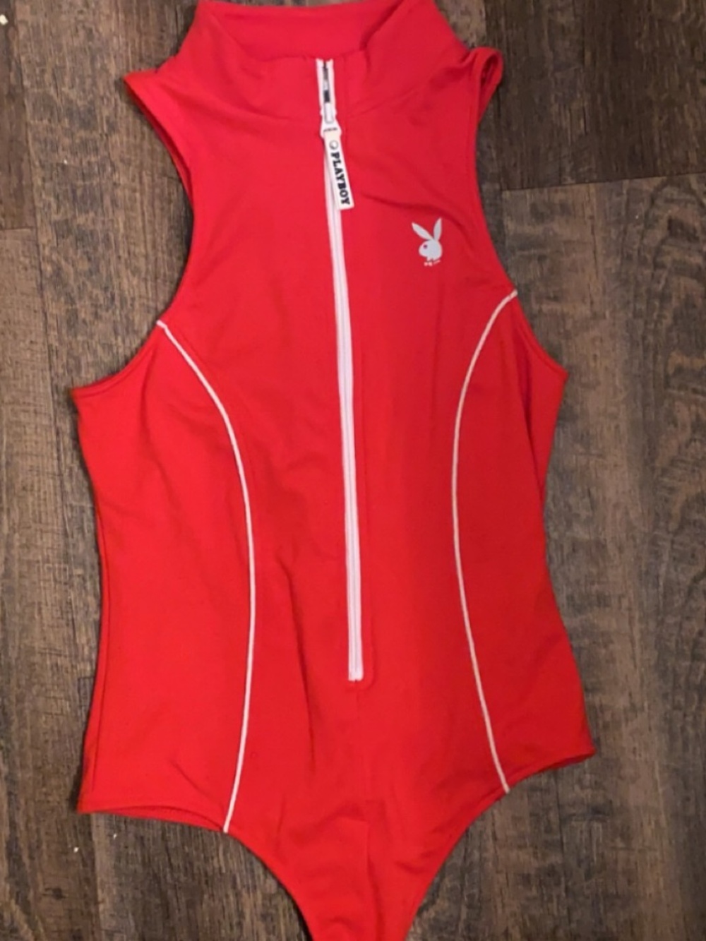 Red Playboy Bunnies Bodysuit